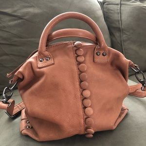 Latico Brown Leather Handbag (w/strap)